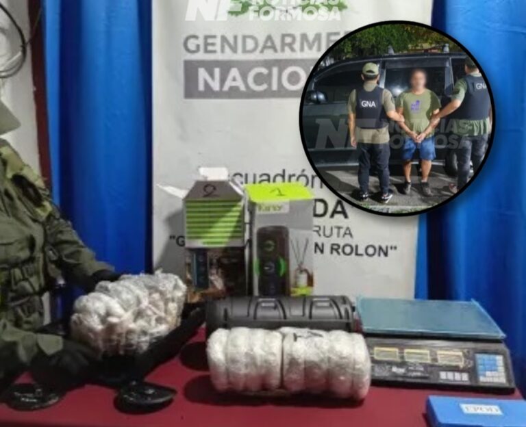 Clorinda: marihuana en parlantes y un detenido tras entrega vigilada