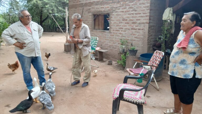 Nacif recorrió comunidades afectadas por el cambio de curso del río Bermejo y reforzó la asistencia a productores