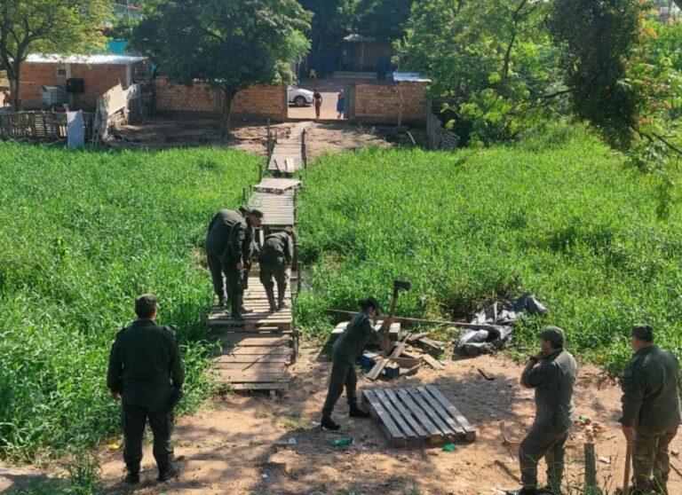 Gendarmería desmanteló ocho pasos clandestinos sobre el río Pilcomayo en Clorinda