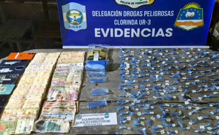 Clorinda: desarticulan una organización familiar dedicada al narcomenudeo