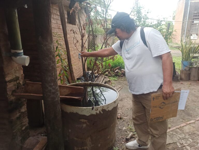 Dengue: Llaman a la comunidad a colaborar con las brigadas sanitarias y sumarse activamente a la prevención