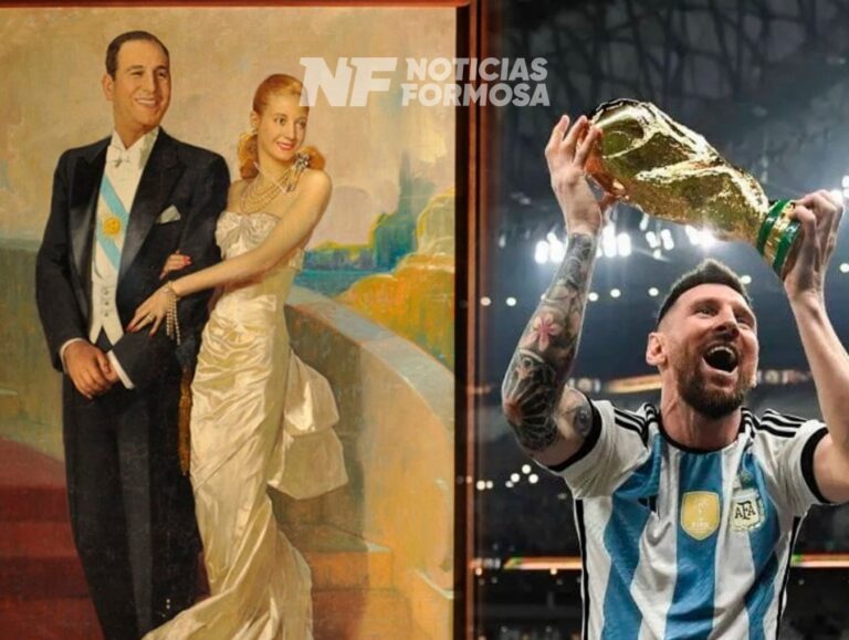 Retiran cuadro de Perón y Evita de Casa Rosada y evalúan poner uno de Messi