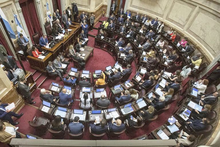 Senado de la Nación Argentina en sesión