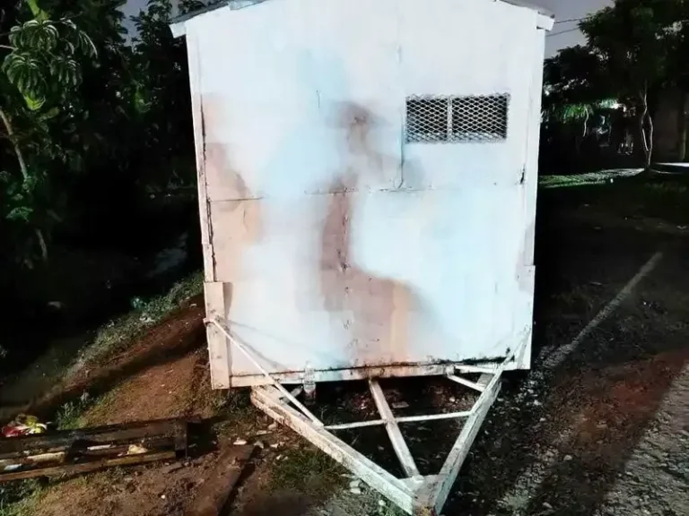 Escena del hecho en el barrio Urbanización San Isidro tras la descarga eléctrica