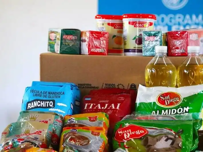 Entrega de cajas de alimentos sin gluten para personas con celiaquía en Formosa