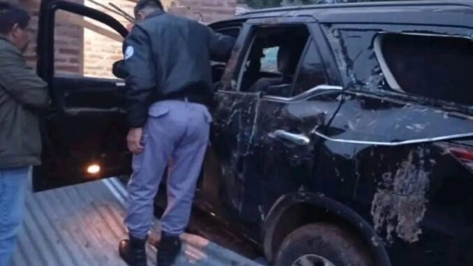 Vivienda dañada tras el choque del intendente de Los Chiriguanos en Ingeniero Juárez