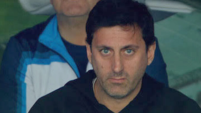 Diego Milito, presidente de Racing, en conferencia de prensa tras la derrota ante Rosario Central