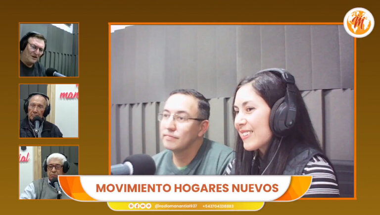 Silvana y Jorge Piris, coordinadores del Movimiento Hogares Nuevos en Formosa