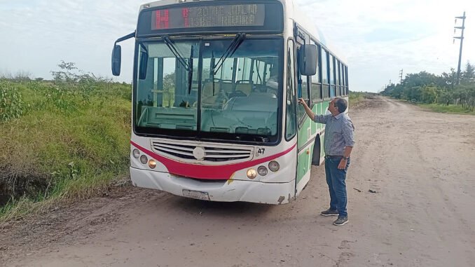 Colectivo de la empresa Fermoza en la ciudad de Formosa